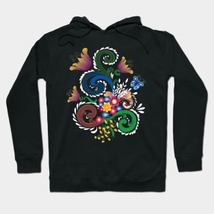 Rosemaling Madness Hoodie